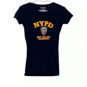 NWOT  navy blue NYPD T-shirt made of 100% cotton